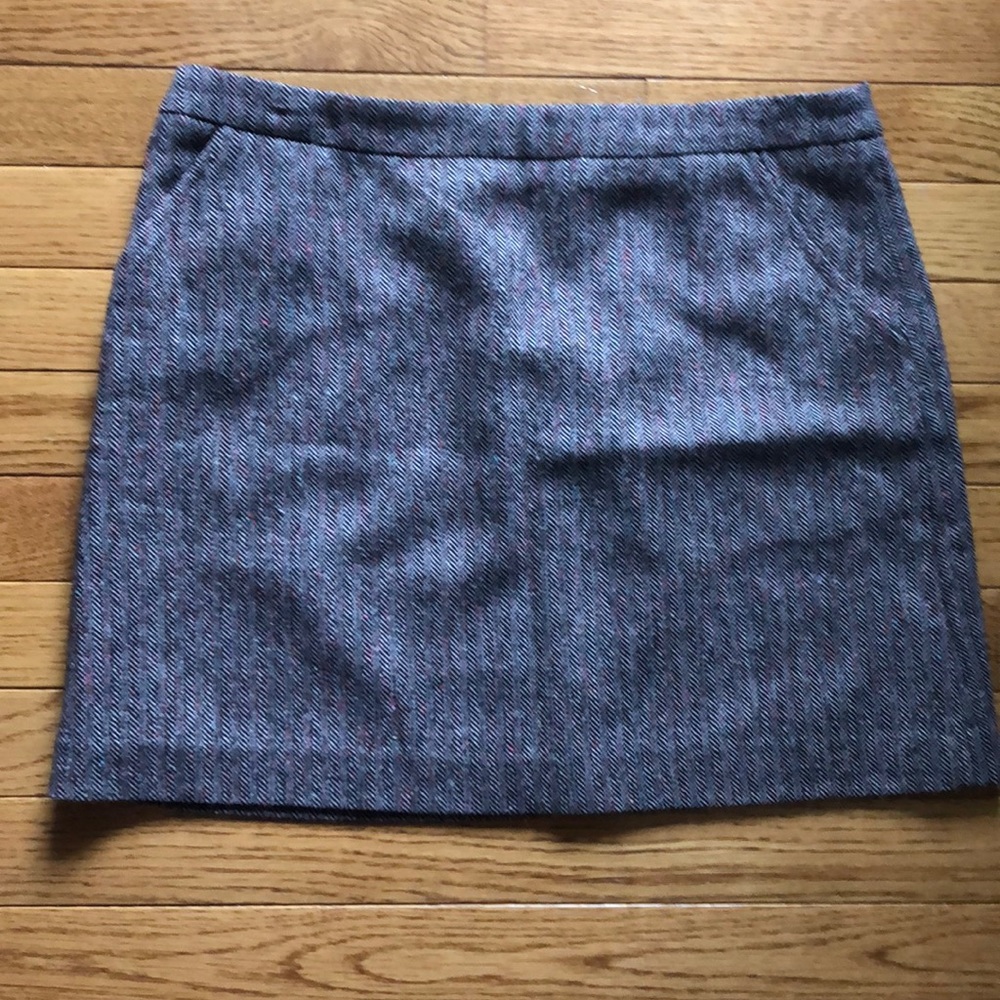 H&M tweed skirt - brown and pink